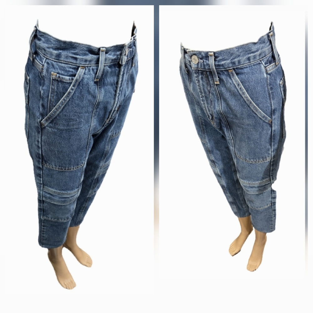 Agolde Cropped Cooper Cargo in Regulation Size 23-24 - Picture 10 of 10